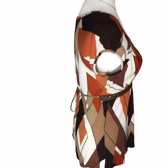 🐞Candie’s Tie Back VNeck Top Size Large EUC - Picture 4 of 6